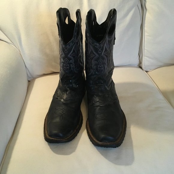 Denver Mountain Leather Western Boots Made In Mexico - Picture 4 of 16